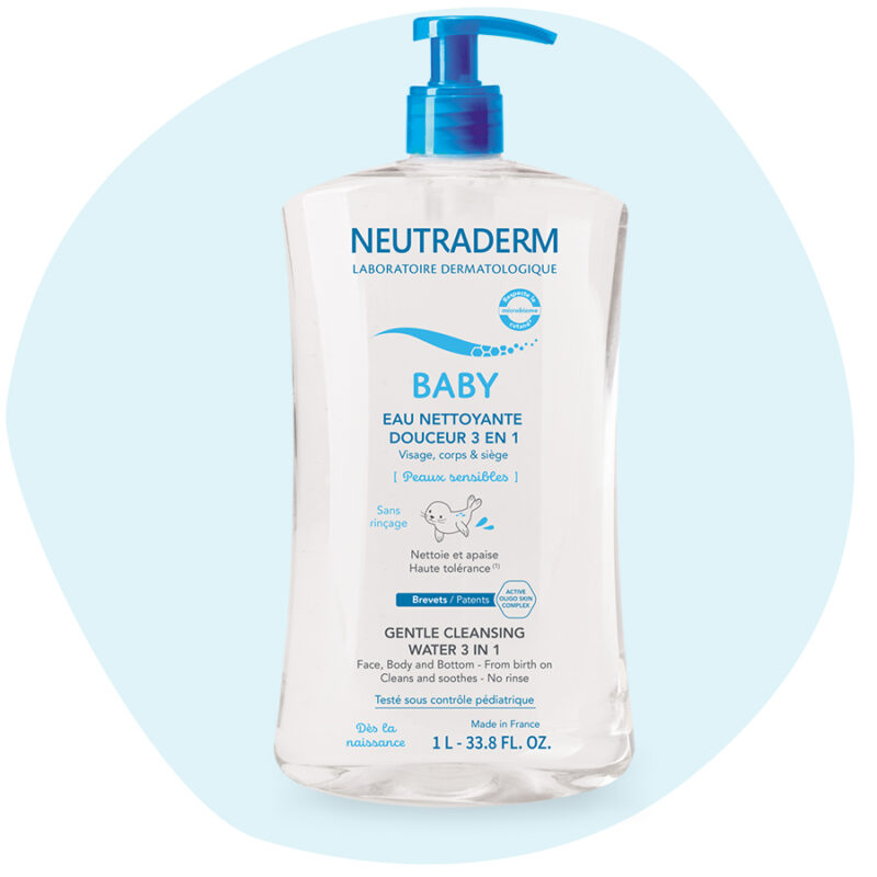 Eau nettoyante pour bébé Neutraderm