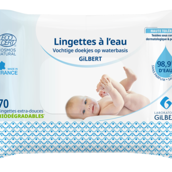 Lingettes à l'eau